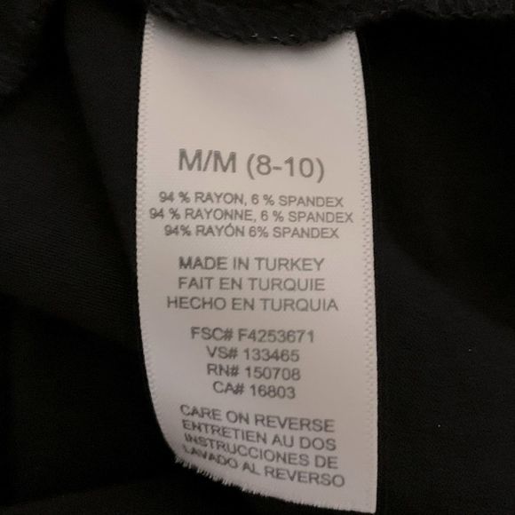 Mark. One Sleeve Black Top Size 8/10 - Picture 6 of 6